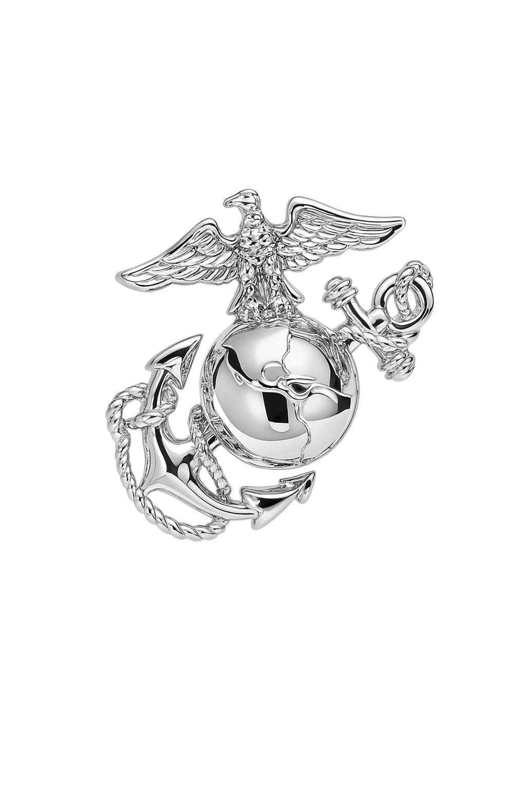 Cage Pendant 925 Sterling Silver - USMC Marine Corps