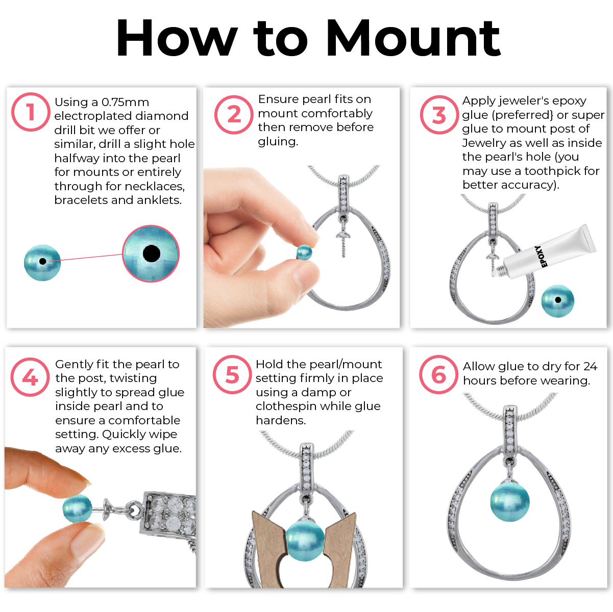Baby Pearls 3-5mm+- in Freshwater Oyster
