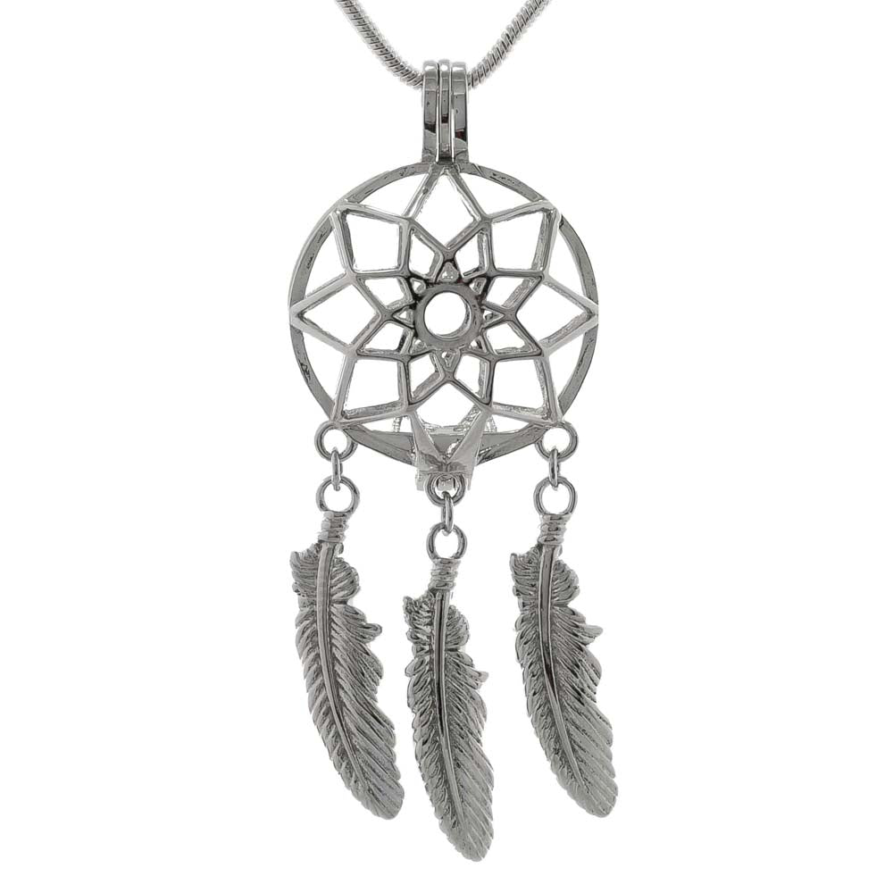 Cage Pendant 925 Sterling Silver - Dreamcatcher
