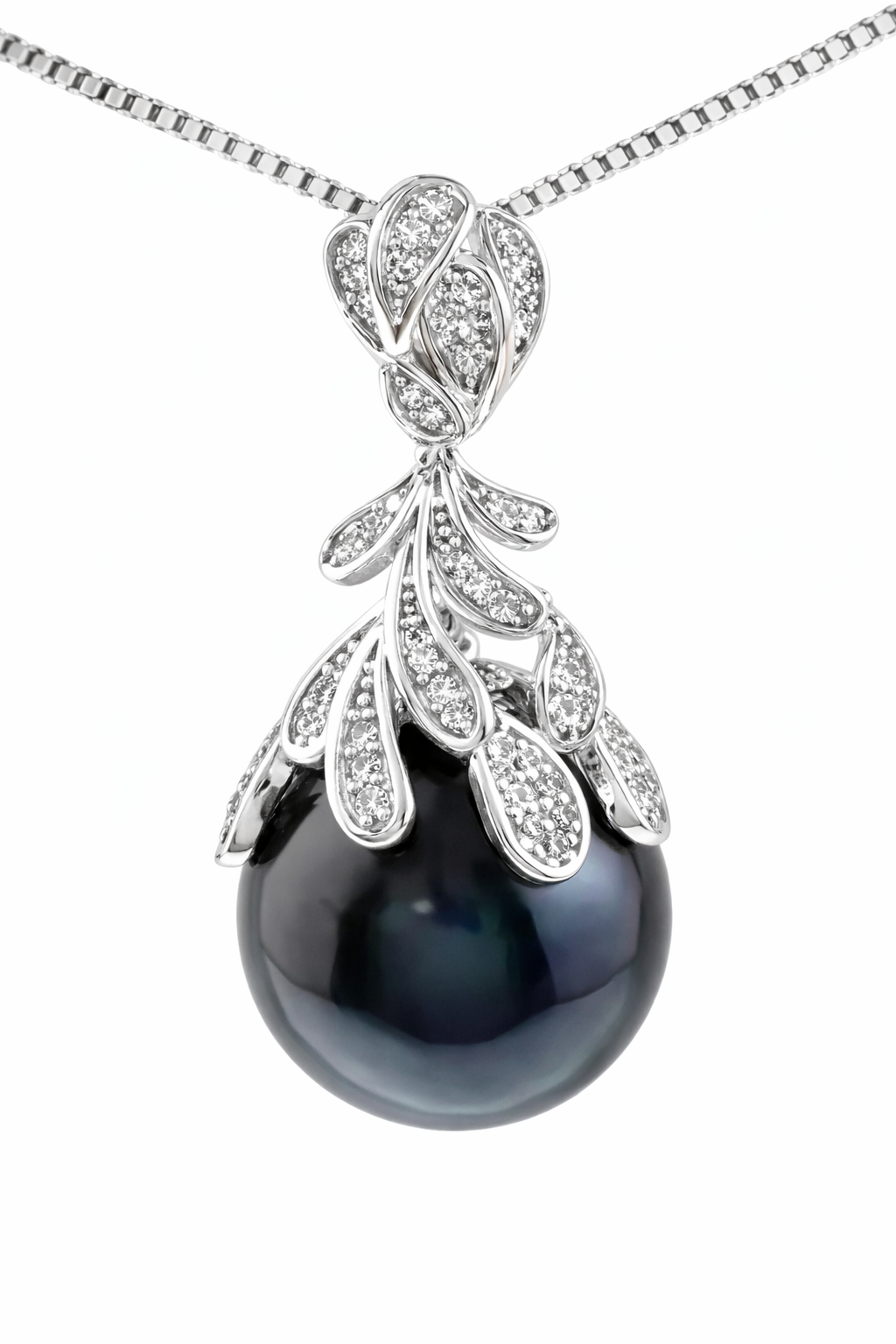 Mount Pendant .925 Sterling Silver Alas de ángel con diamantes de imitación