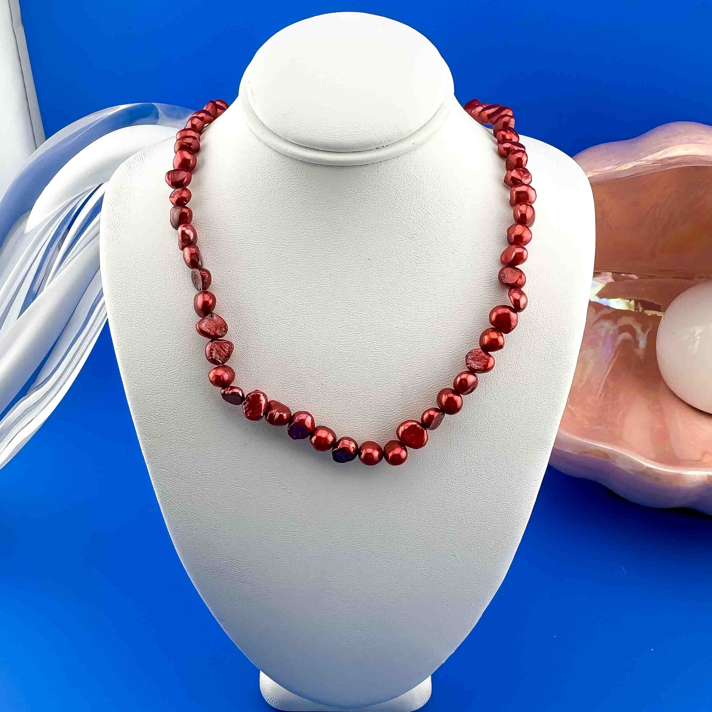 Sirena colorida holográfica 20" collares de plata esterlina con cuentas de diamantes de imitación personalizadas