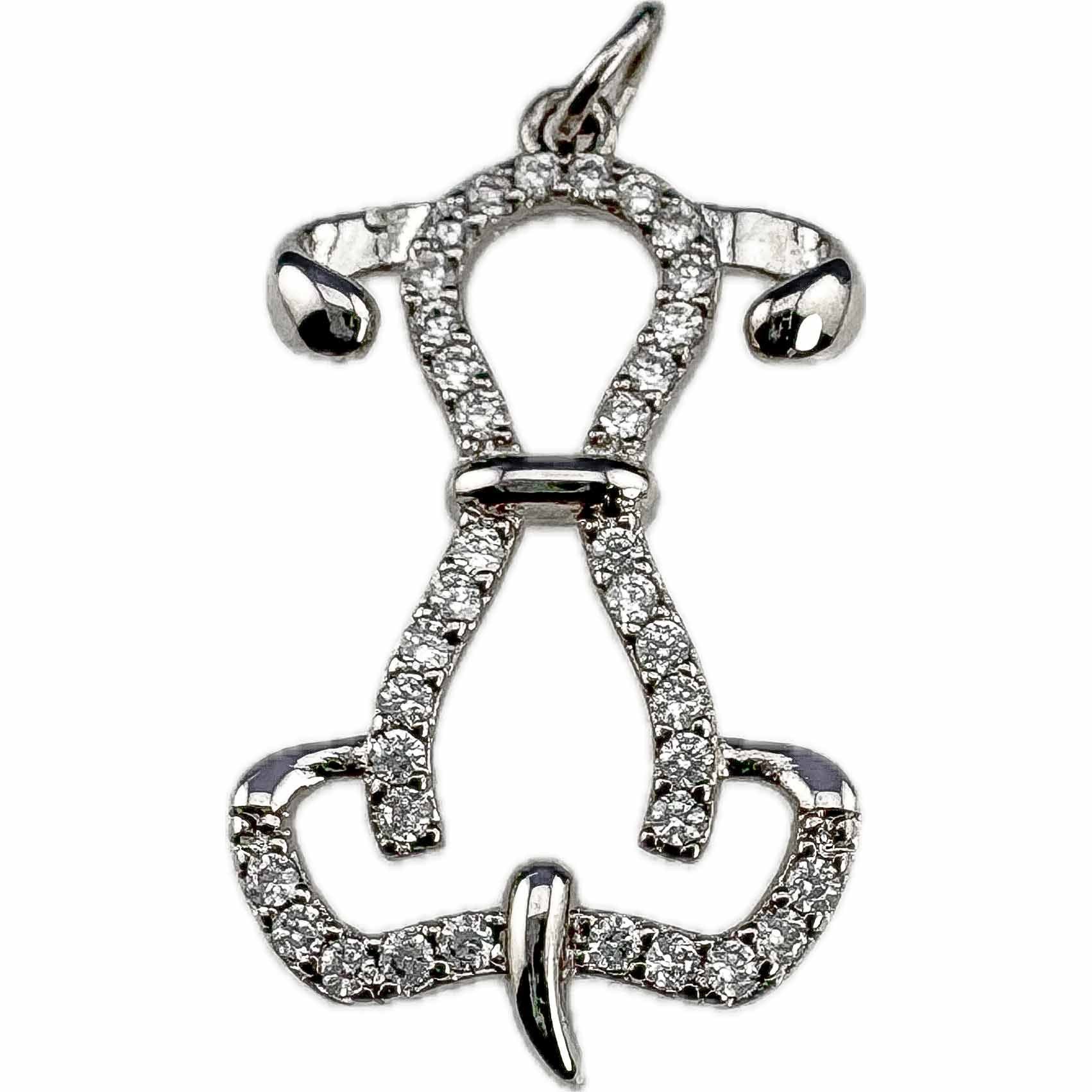 Brazalete de tobillo chapado en plata de mariposa de hasta 12"