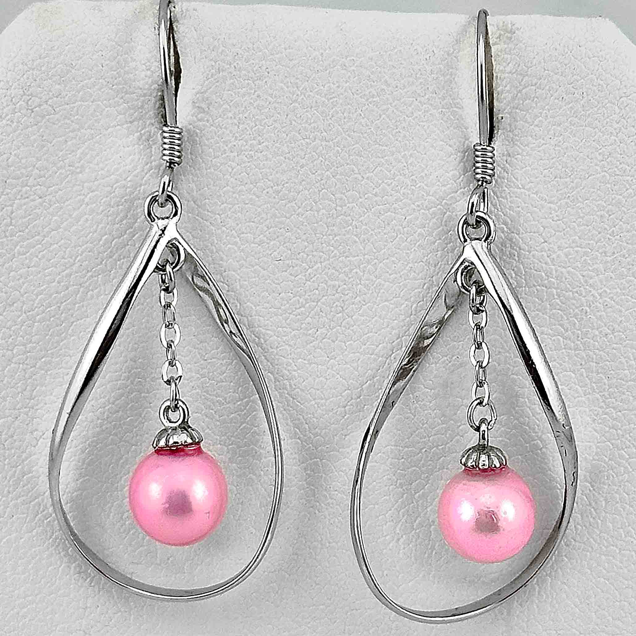 DIY Mount Earrings - 925 Sterling Silver Tear Drop