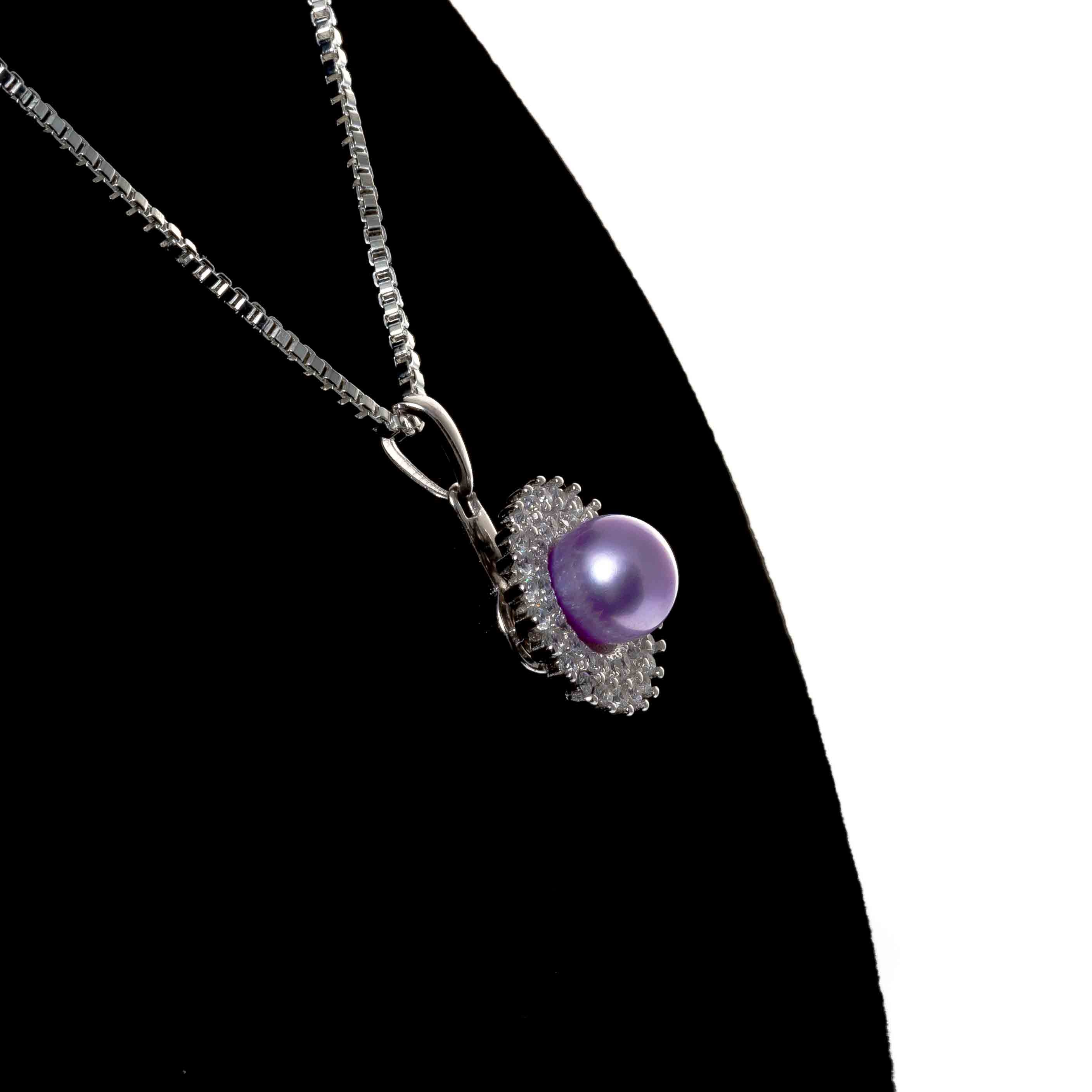 DIY Mount Pendant - 925 Sterling Silver Double Halo Fidget Spinner