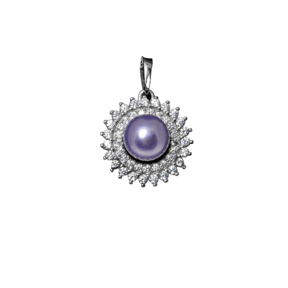 DIY Mount Pendant - 925 Sterling Silver Double Halo Fidget Spinner