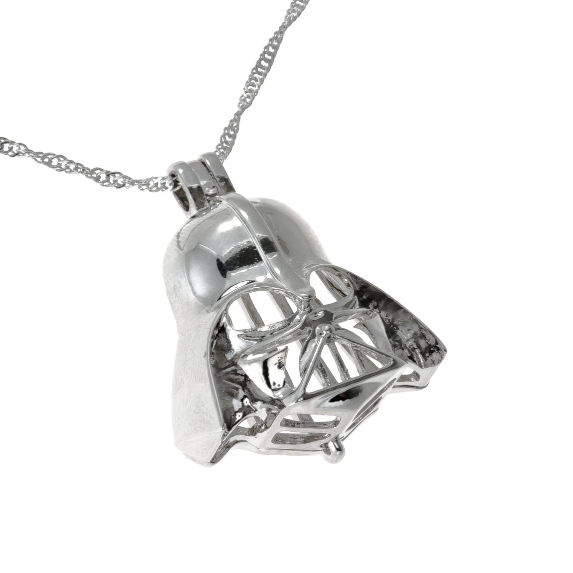 Cage Pendant Silver Plated - Darth Vader
