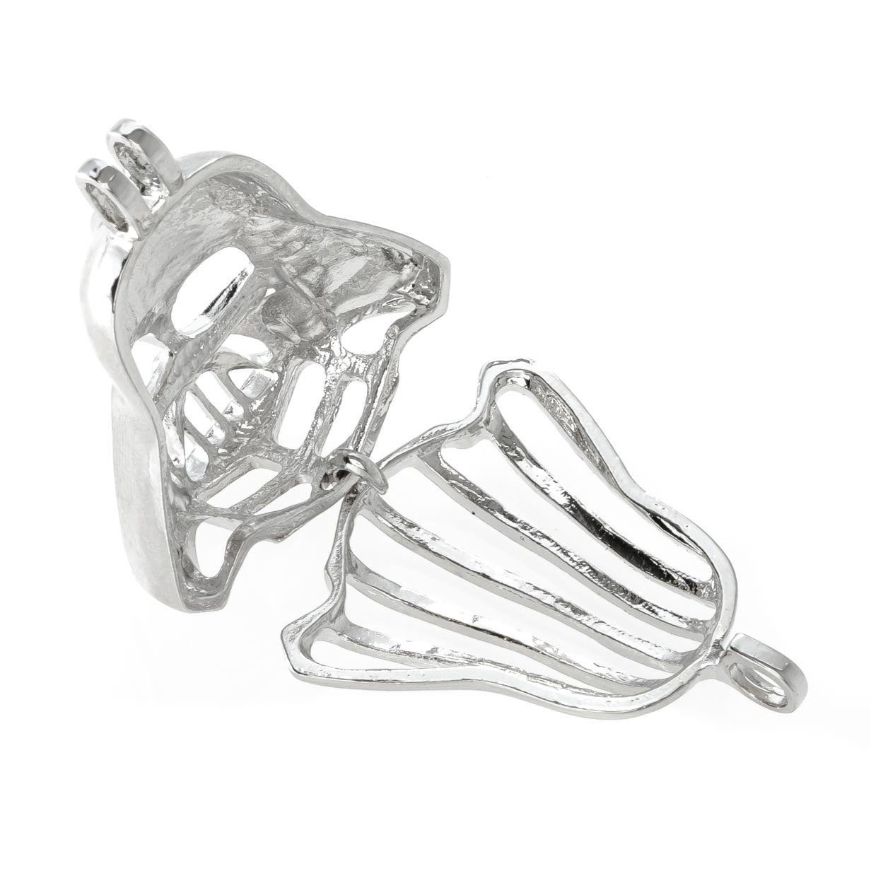 Cage Pendant Silver Plated - Darth Vader