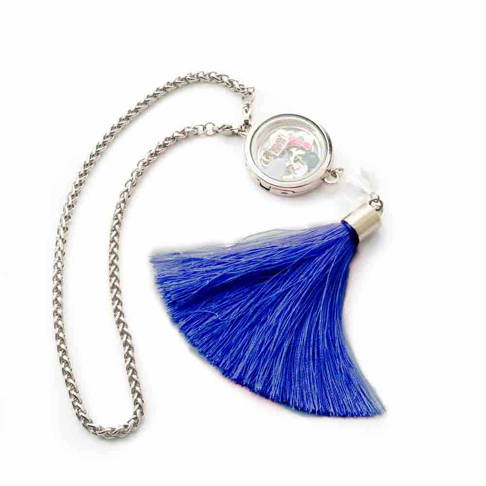 Glass Locket Pendant Magnetic - Car Hanging Locket