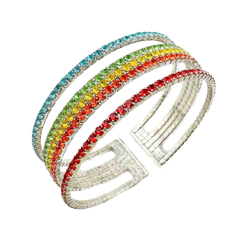 Pulsera elástica de cinco hileras