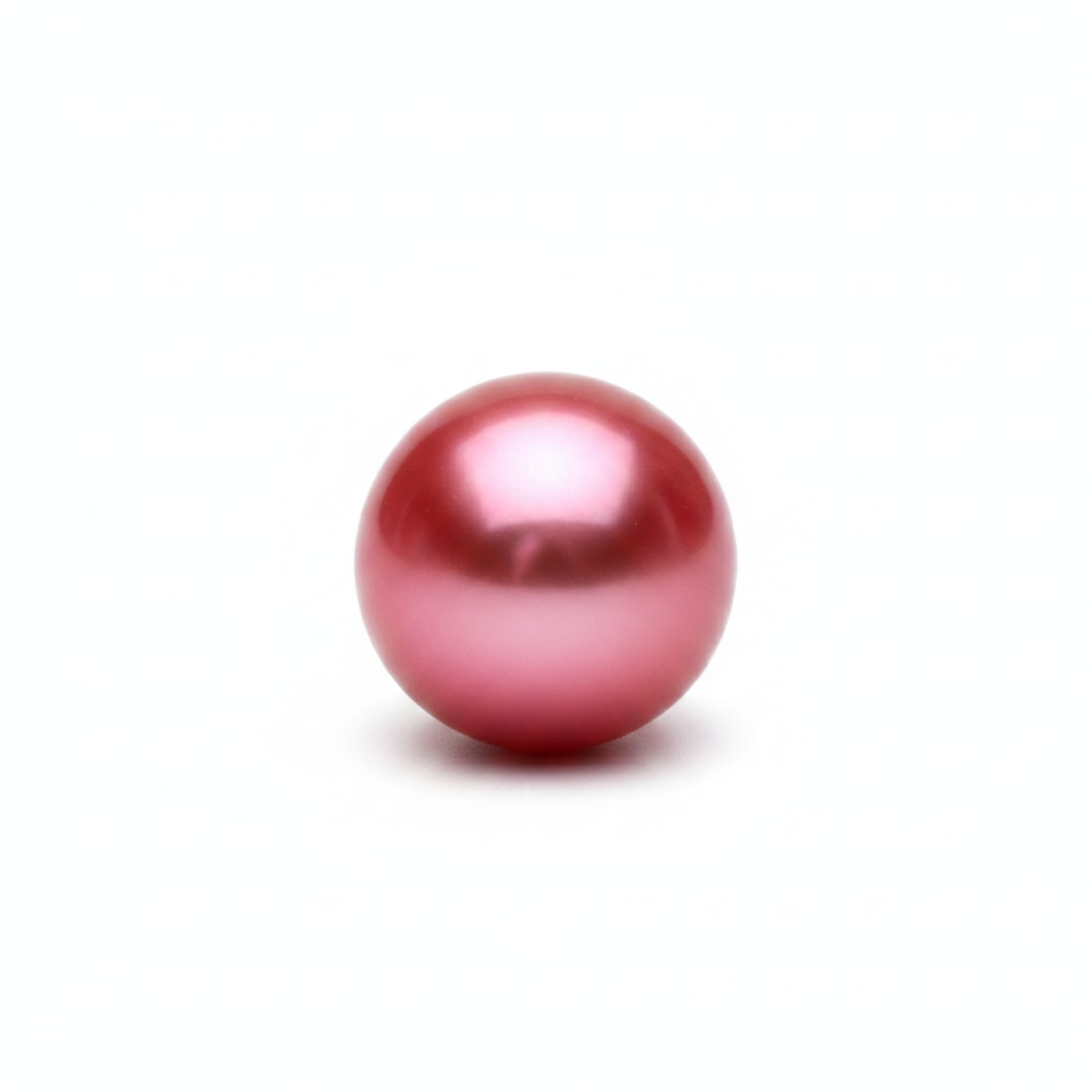 Pinkish Red loose Edison pearl 9-11mm