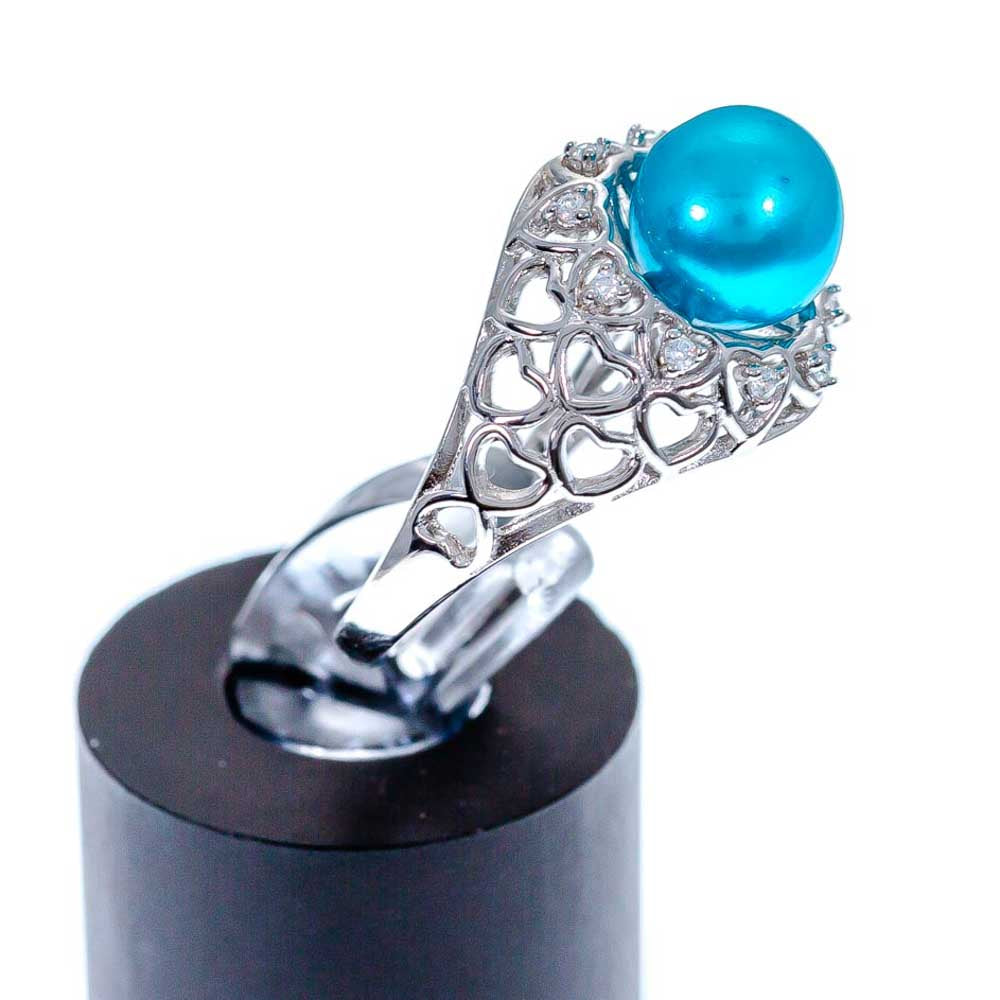 DIY Mount Adjustable Ring - 925 Sterling Silver Antique Heart