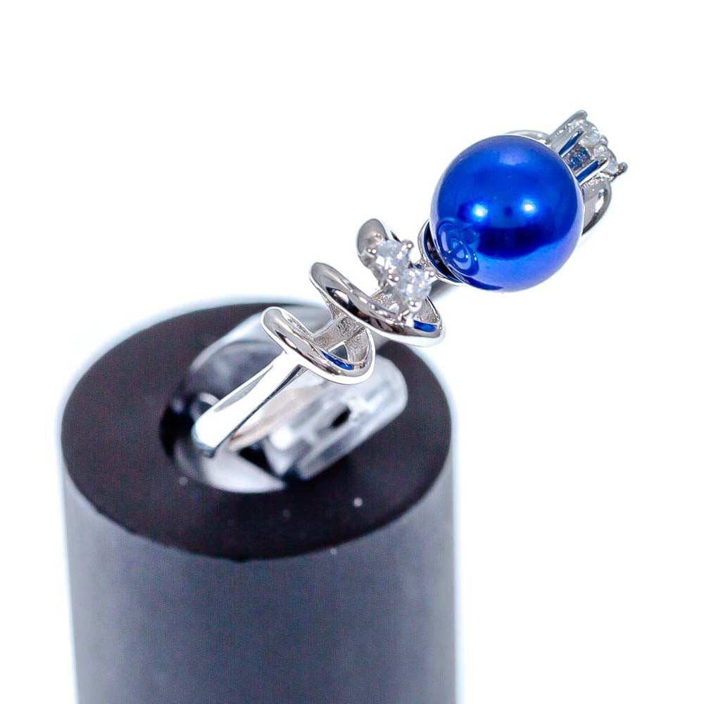 DIY Mount Adjustable Ring - 925 Sterling Silver Corkscrew