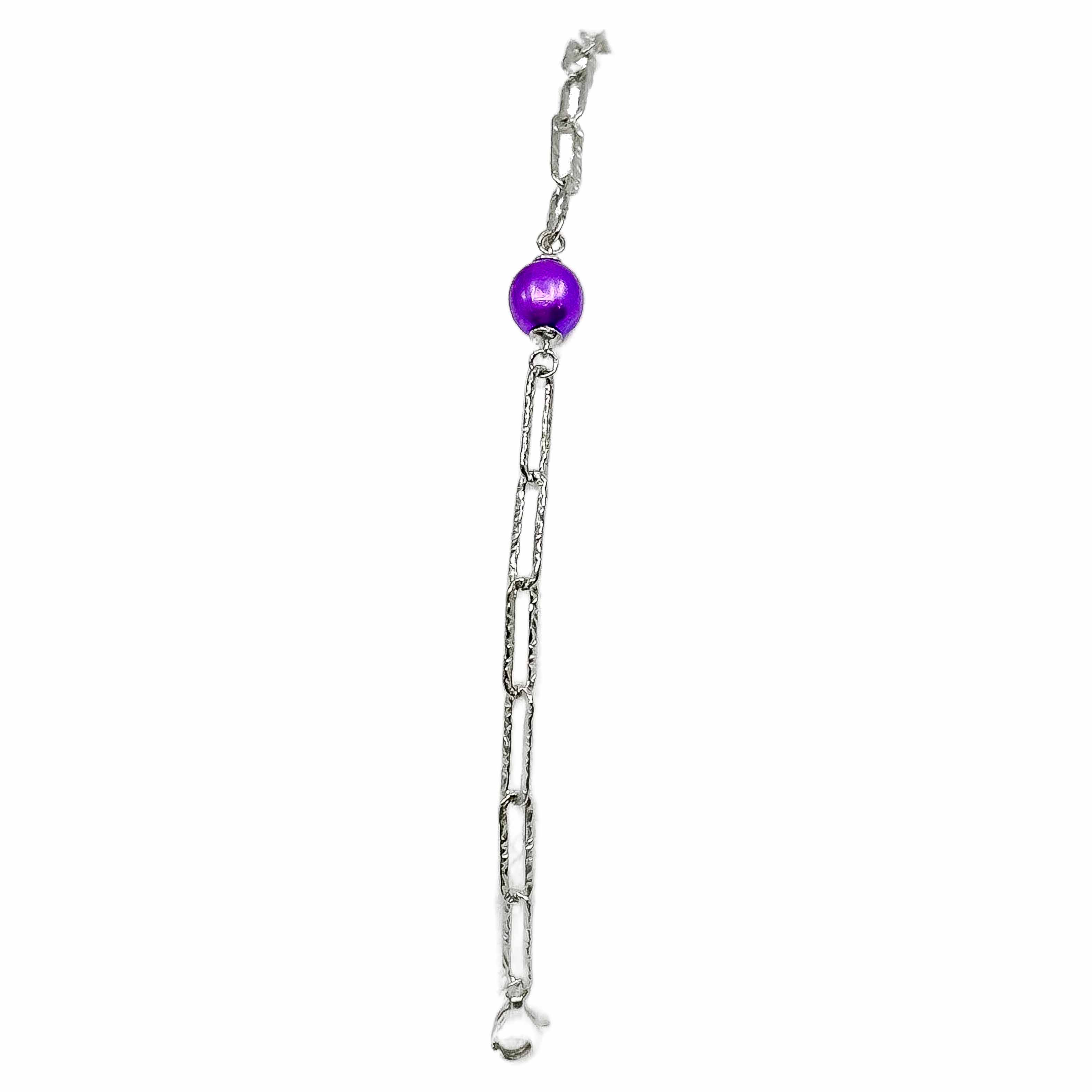DIY Mount Bracelet - 925 Sterling Silver Paper Clip Style