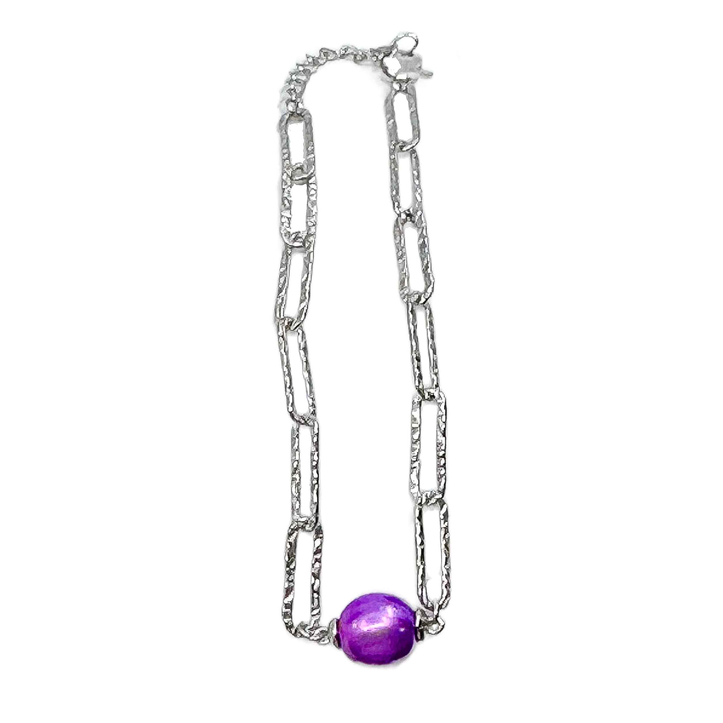 DIY Mount Bracelet - 925 Sterling Silver Paper Clip Style