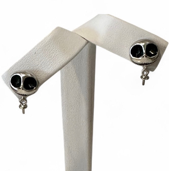 DIY Mount Earrings - 925 Sterling Silver Jack Skeleton