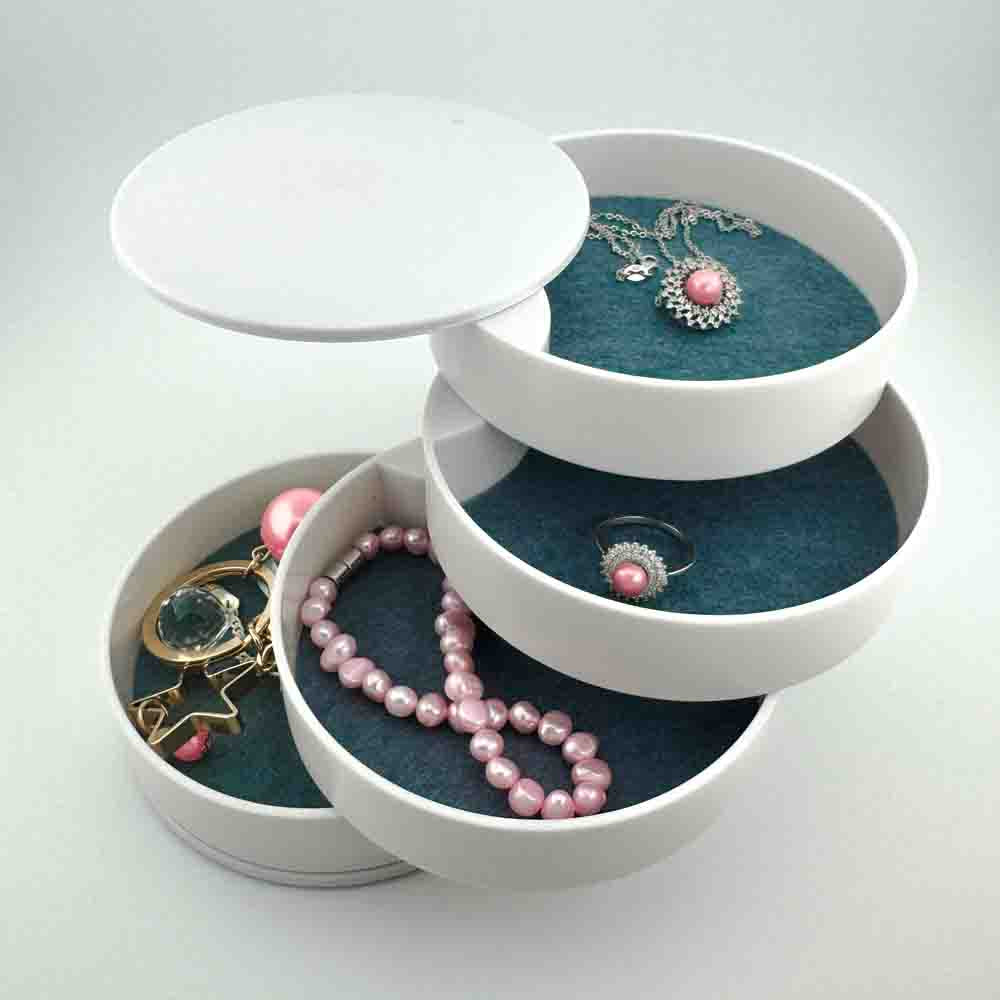 Mystery Reveal - Rotating Tower Case with 925 Jewelry Oysters Fizzers and More