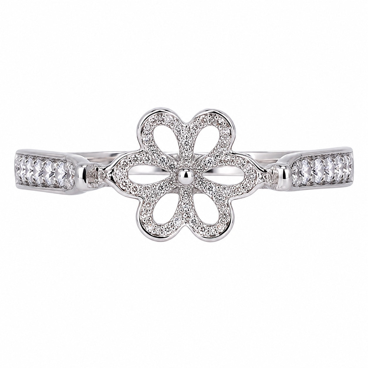 DIY Mount Adjustable Ring - 925 Sterling Silver Princess Ring