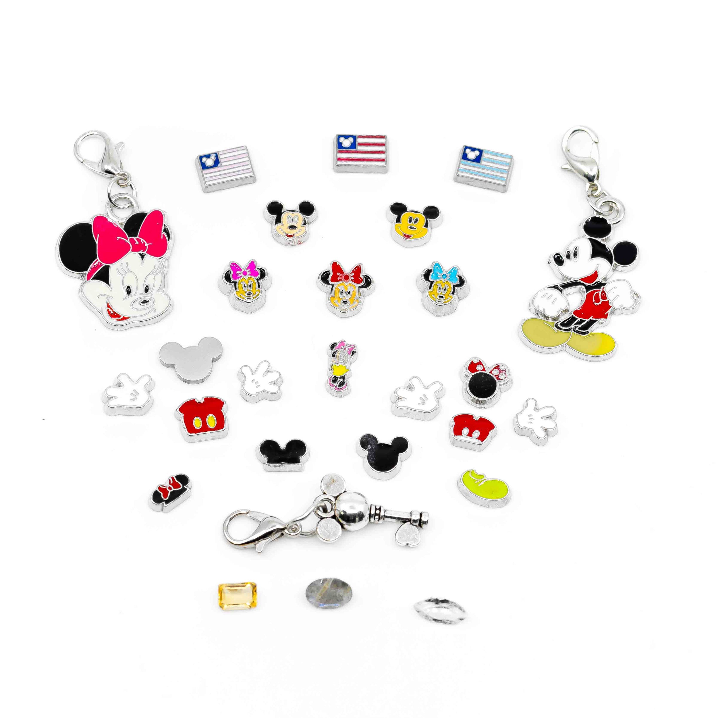 Charm Drop - Mickey and Minnie Mouse