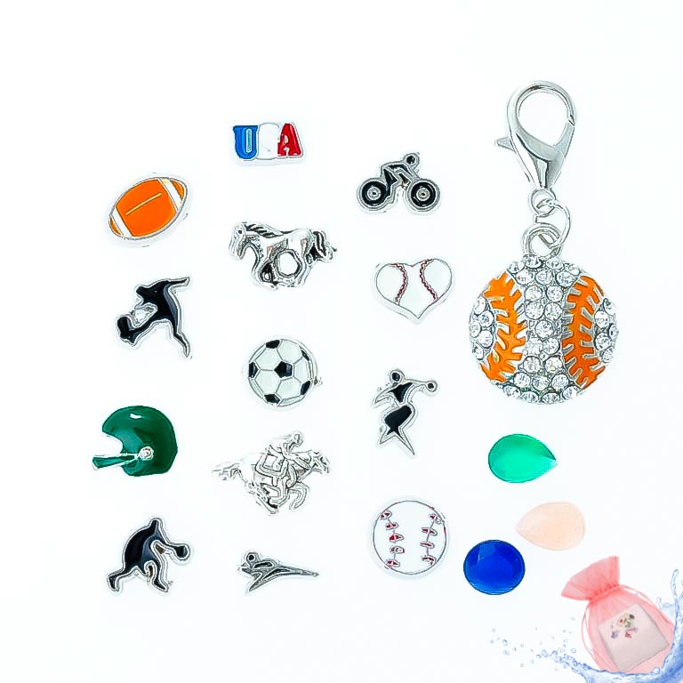 Sports Themed Charm Drops Default Title