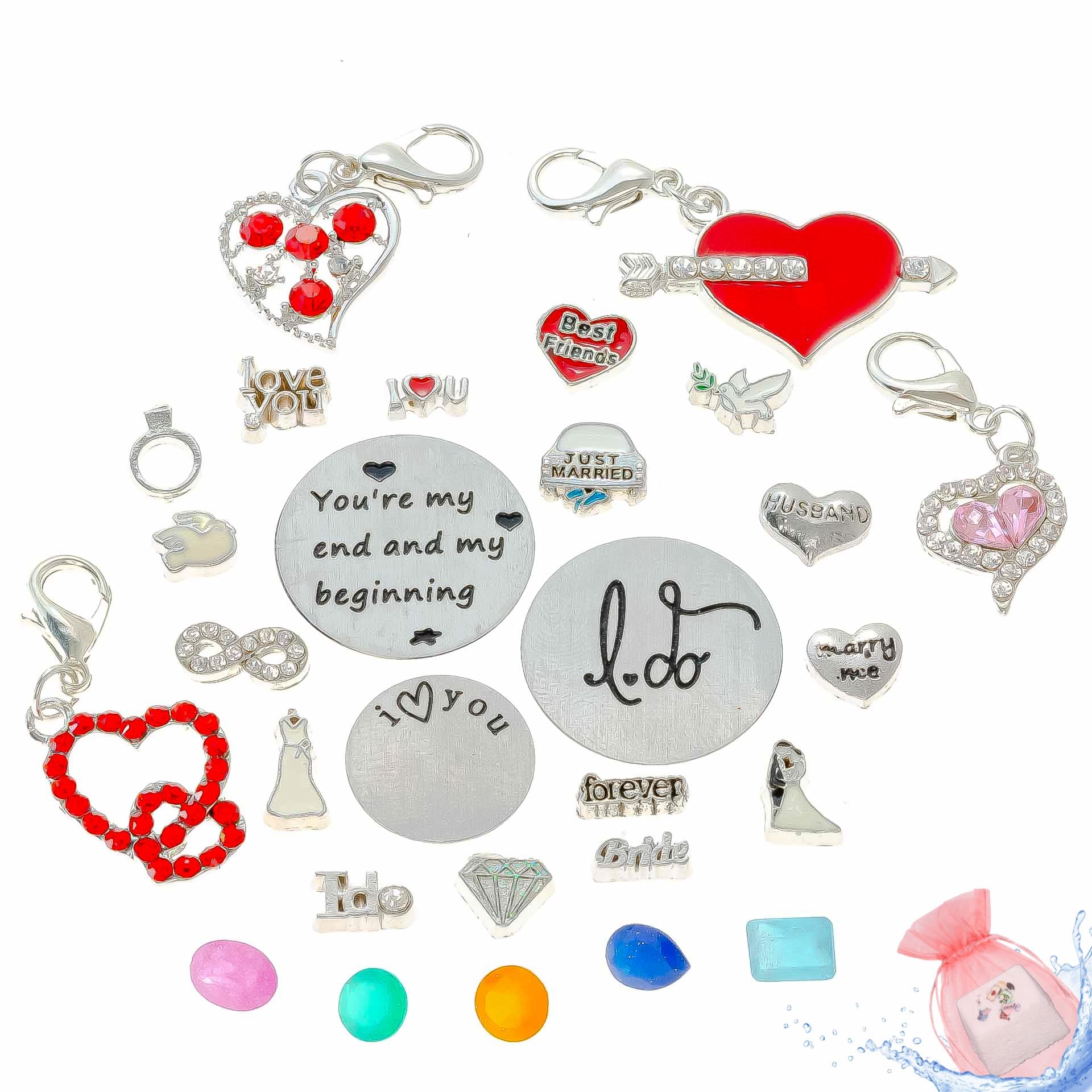 Wedding Themed Charm Drops Default
