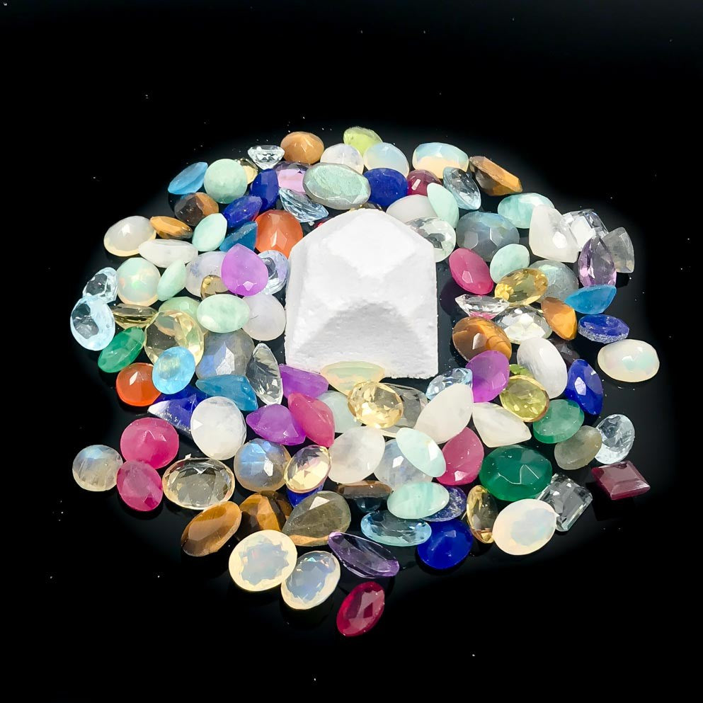 Gem Bomb 45+ Variedad de piedras preciosas Piedras preciosas reales en el interior