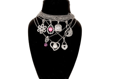 Pendant Bomb - 925 Sterling Silver Rhodium Coated (100+ styles)