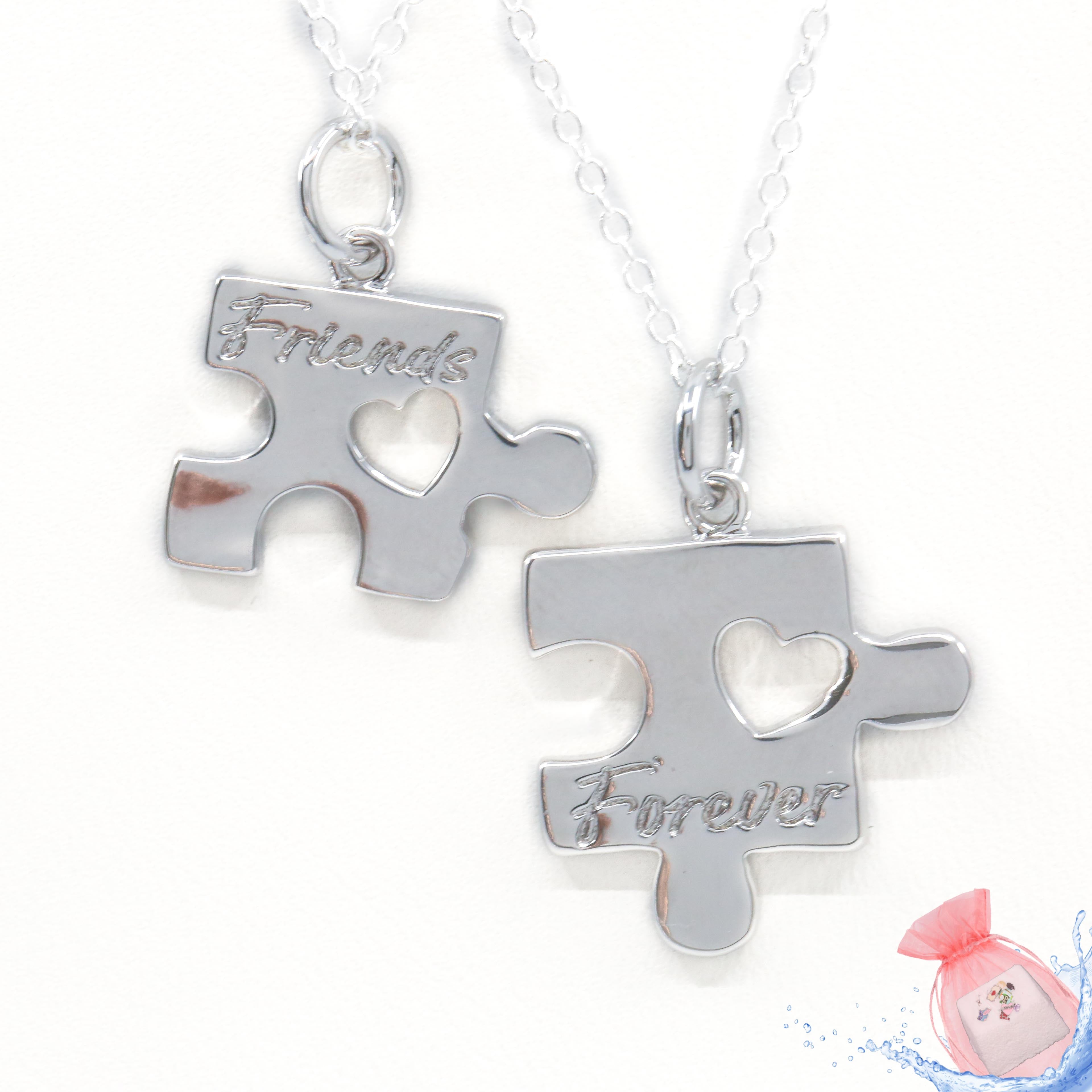 Pendant Bomb - Best Friends 925 Sterling Silver Rhodium Coated (2 Bombs in 1)