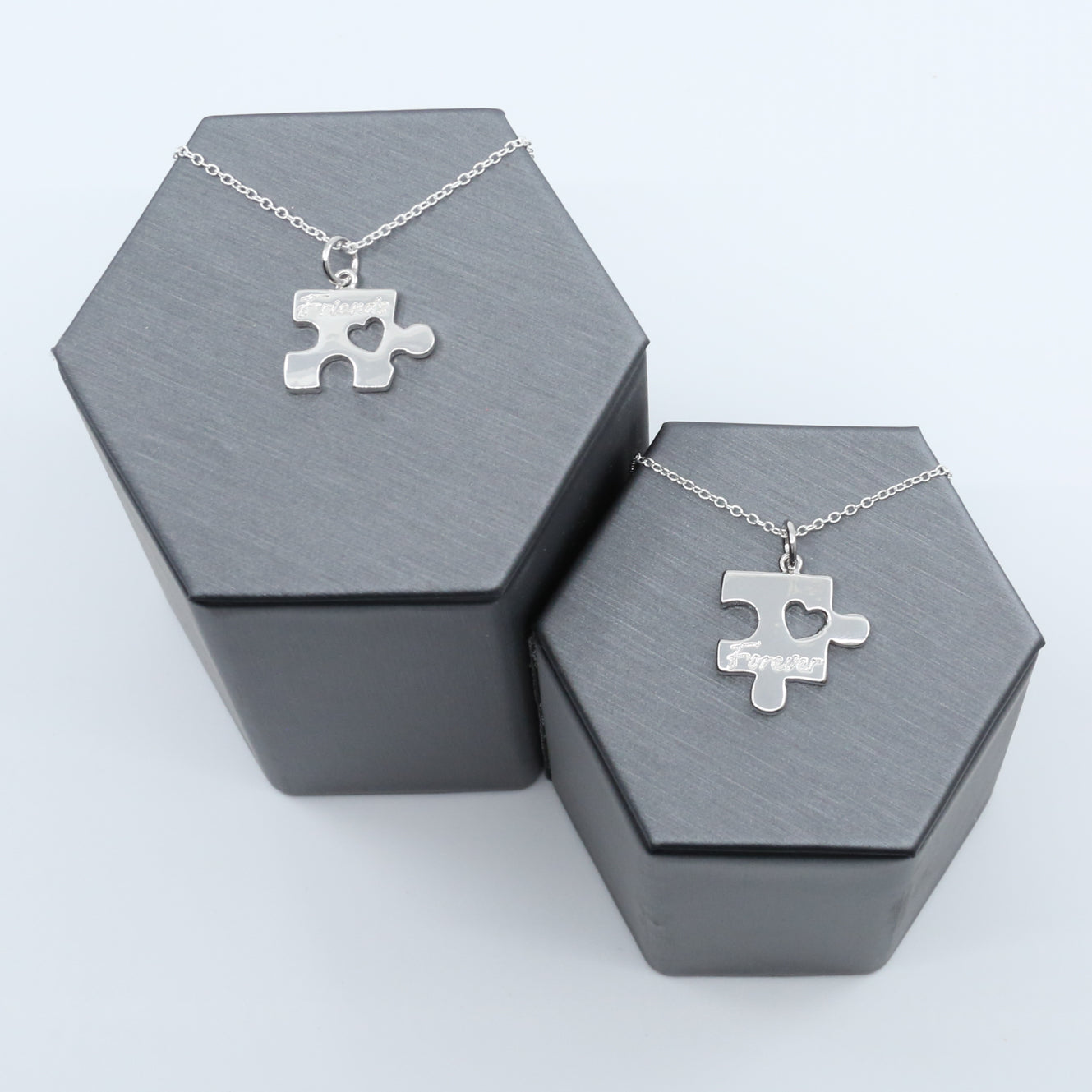 Pendant Bomb - Best Friends 925 Sterling Silver Rhodium Coated (2 Bombs in 1)