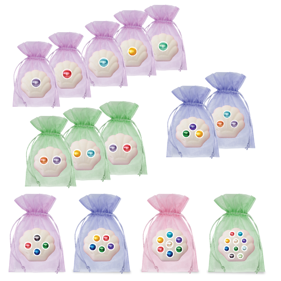 Pearl Bomb - Round Pearls Saver Bundle 14 Pack Variety (43 Pearls)