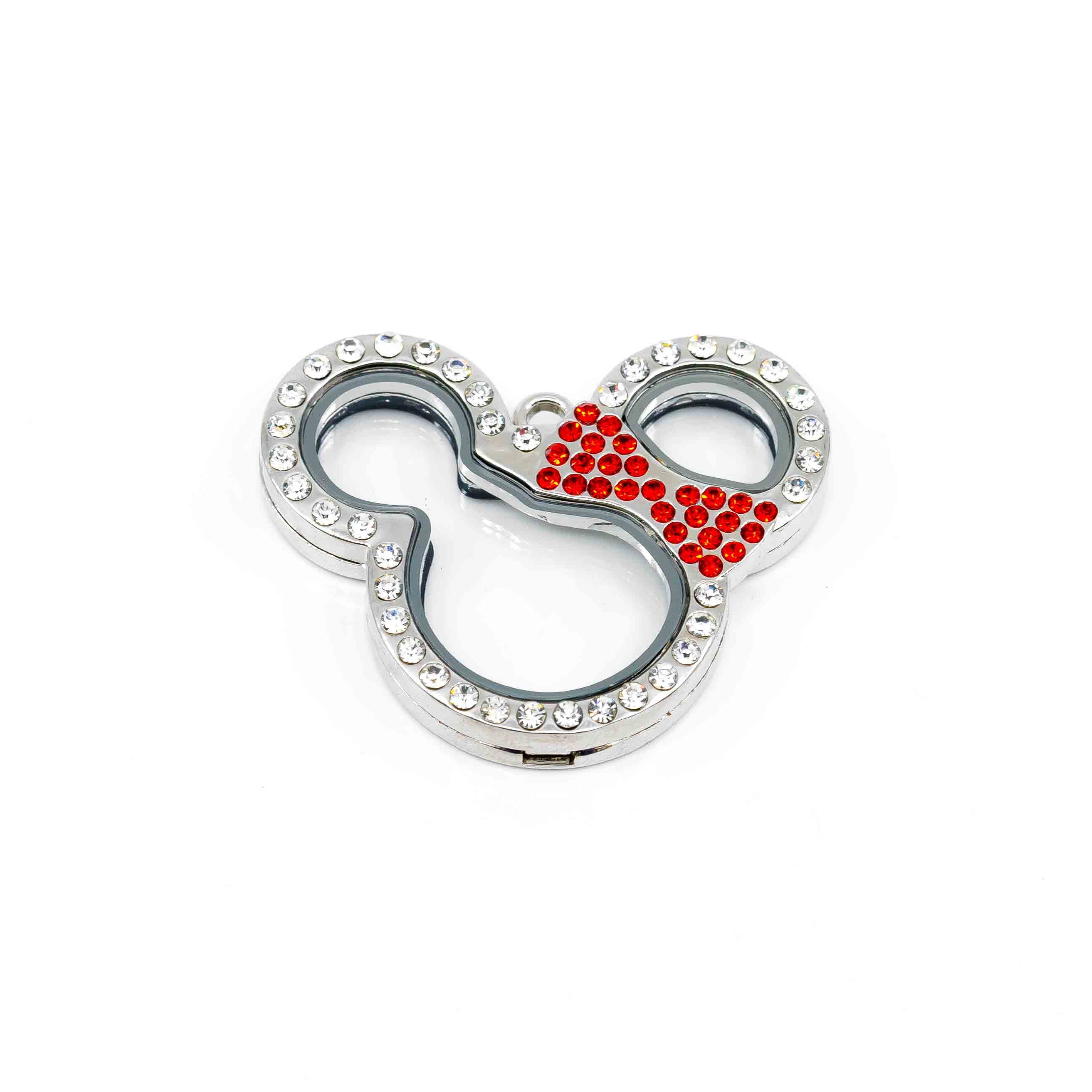 Disney Minnie Mouse Rhinestone Locket Disneys Minnie Mouse Rhinestone Locket