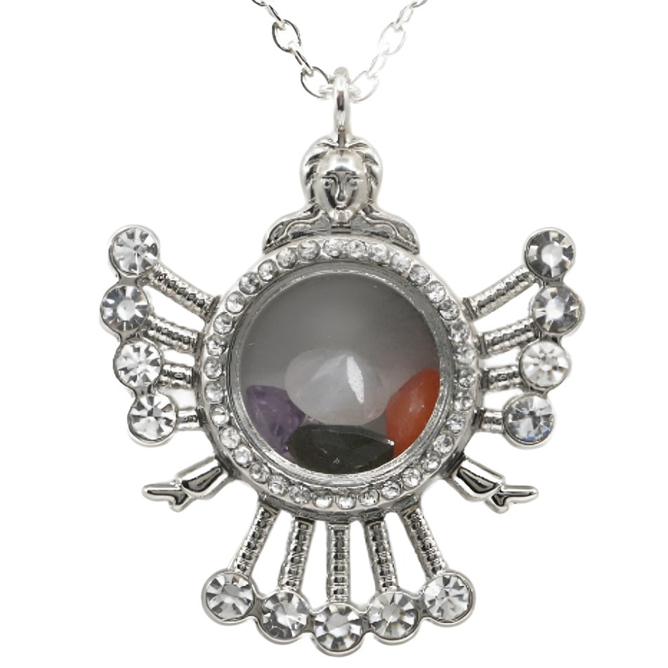 Glass Locket Pendant Magnetic - Goddess Durga