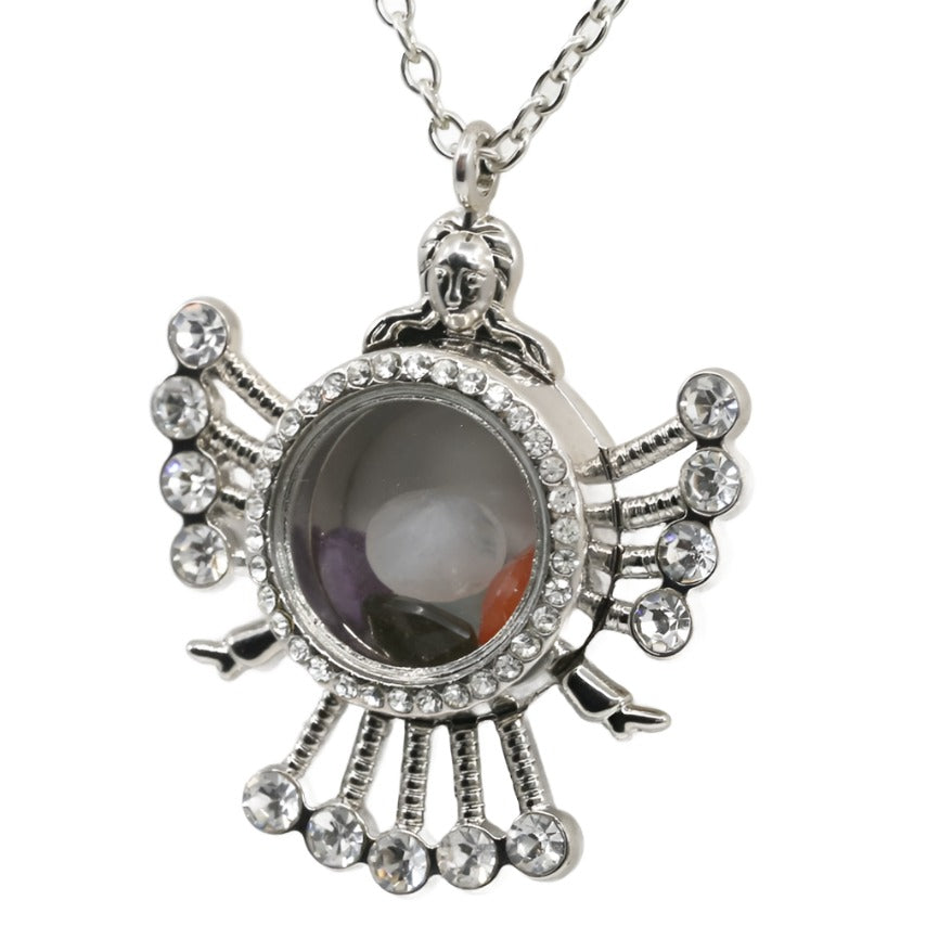 Glass Locket Pendant Magnetic - Goddess Durga