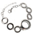 Locket Chain Silver Plated Bracelet for Gems and Pearls Default