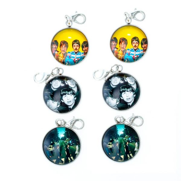 Paquete de 6 clips de goteo temáticos de los Beatles