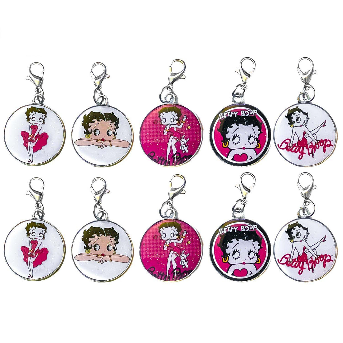 Dangle Clips - Betty Boop (10 Pack)