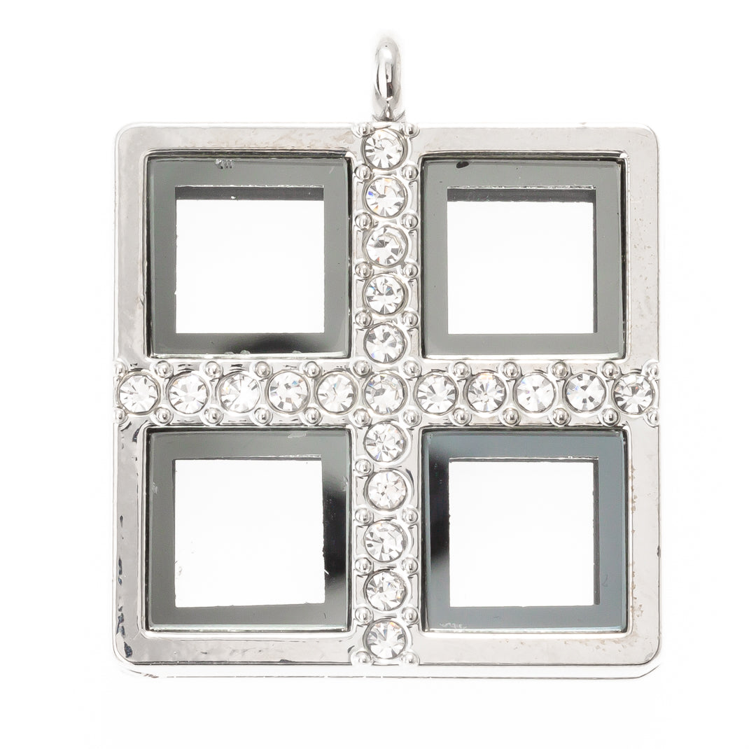 Four Window Glass Locket Magnetic Default Title