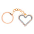 Long Heart Keychain Rose Gold Locket Default Title