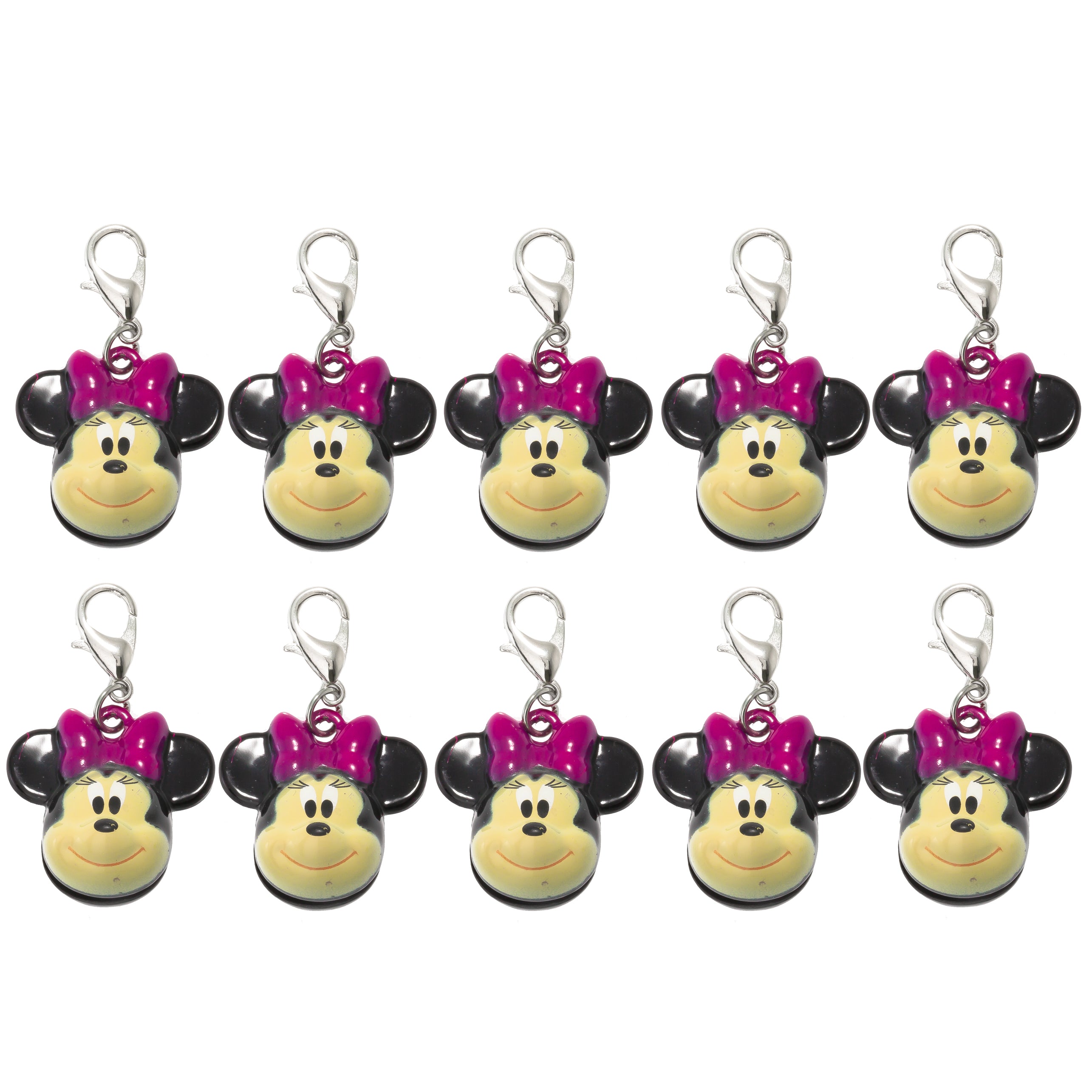Paquete de 10 clips de goteo de Minnie Mouse Jingle Bell Disney