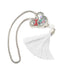 White Disney Minnie Mouse Car Hanging or Pendant Glass Locket with Tassel Default Title