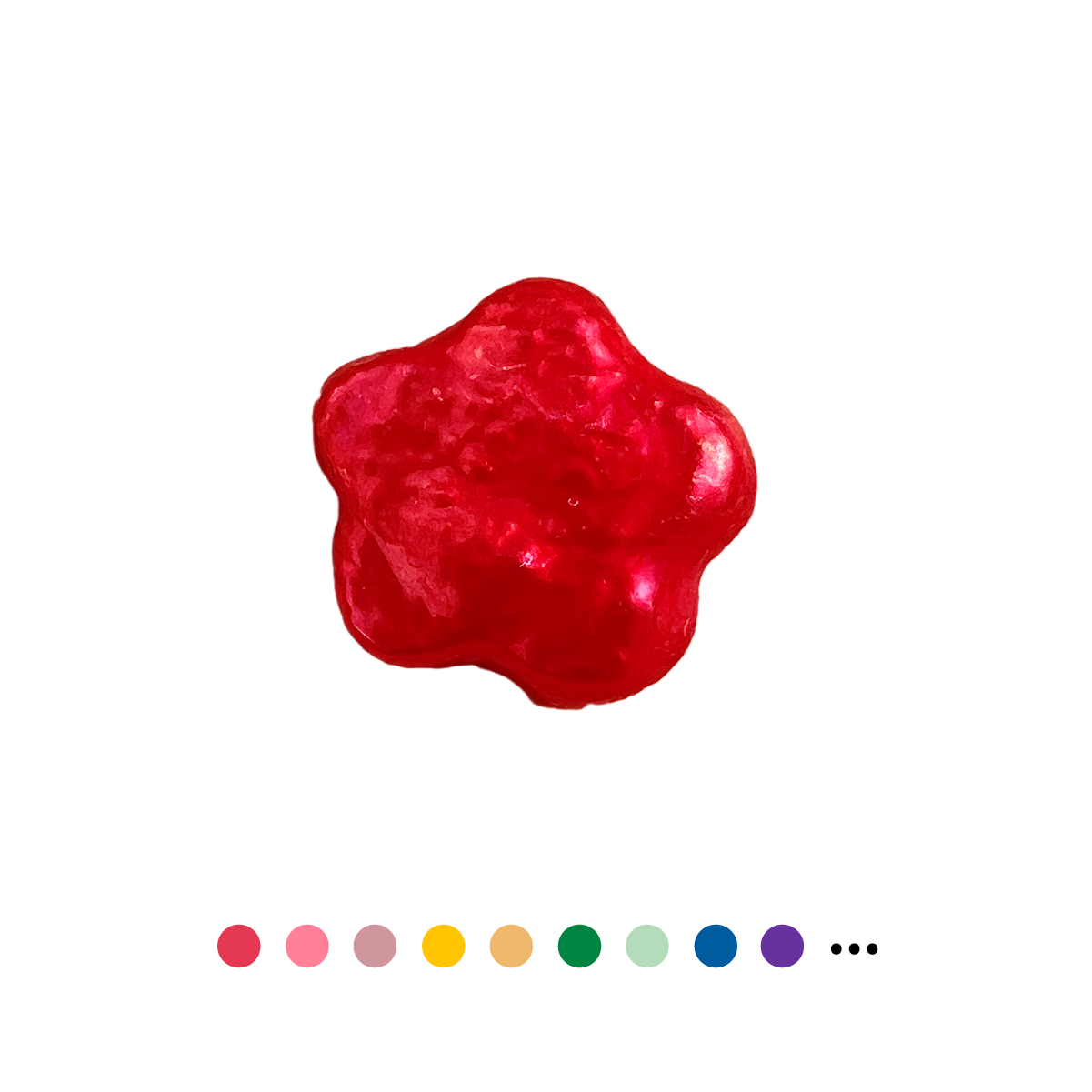 Perla suelta en forma de flor (colores surtidos)