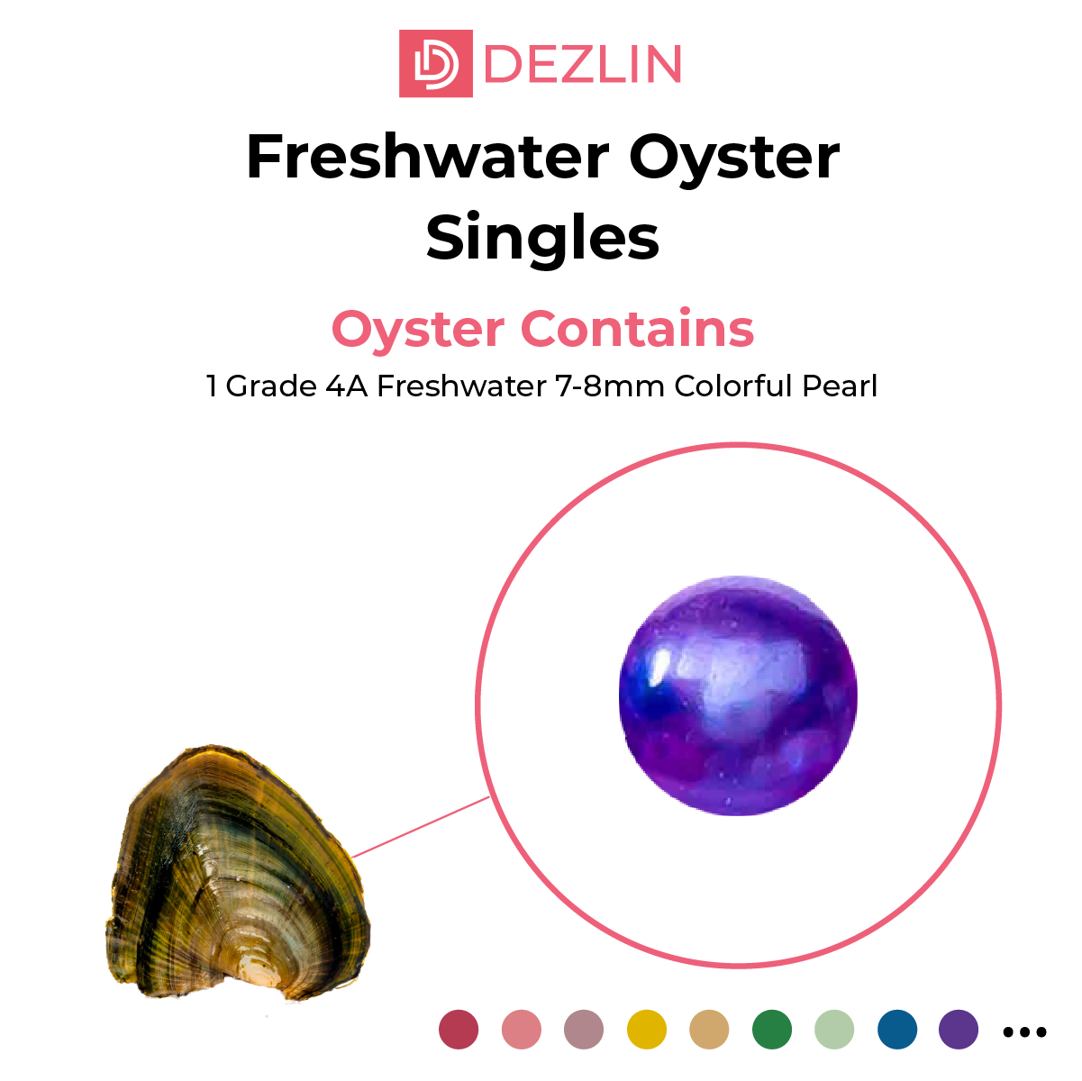 Freshwater Oyster - Round Pearls