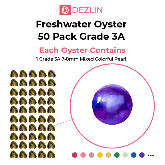 Freshwater Oyster - Round Pearls