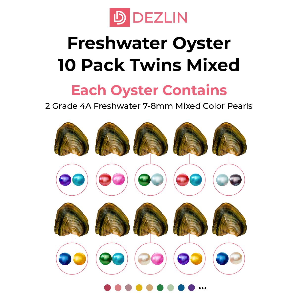 Freshwater Oyster - Round Pearls