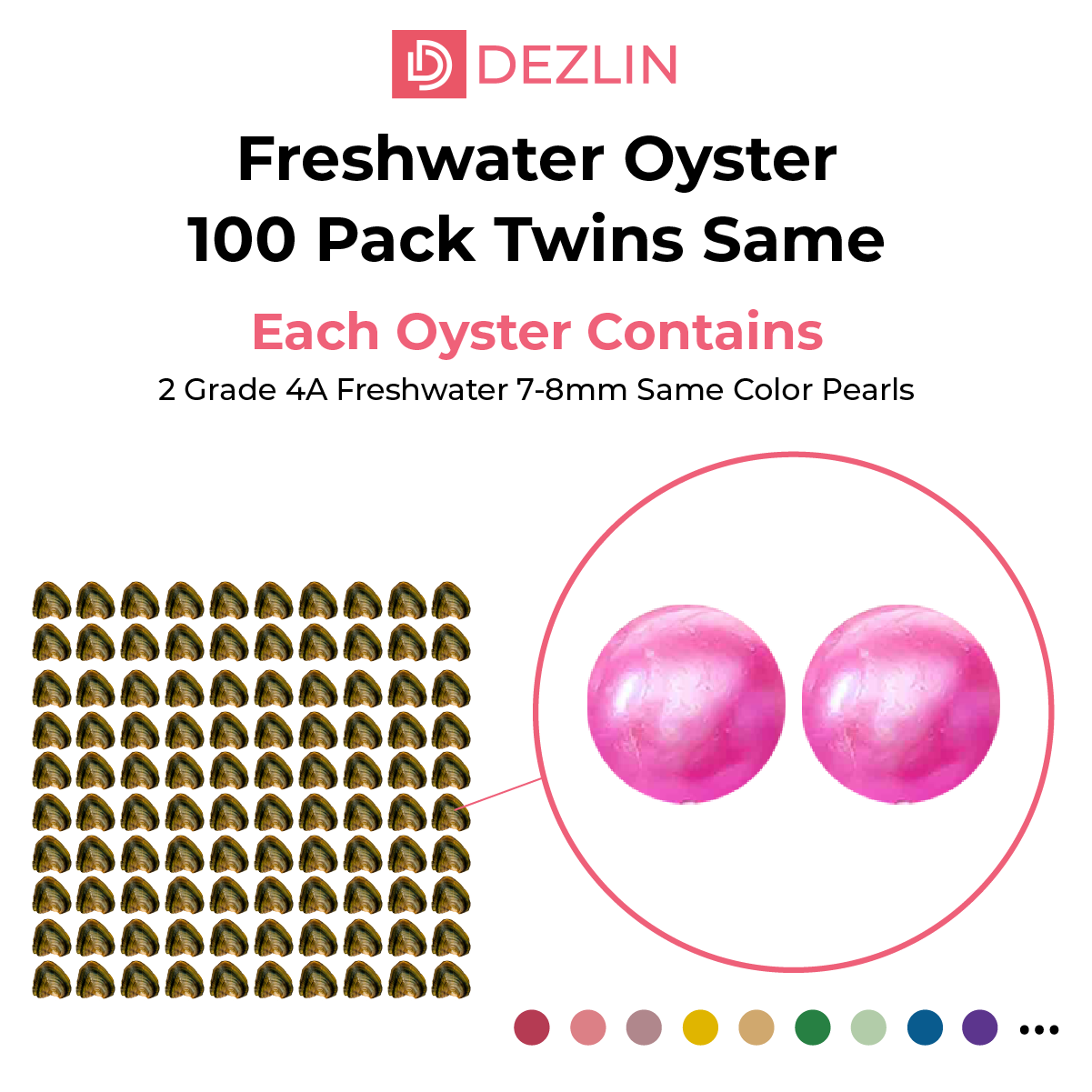 Freshwater Oyster - Round Pearls