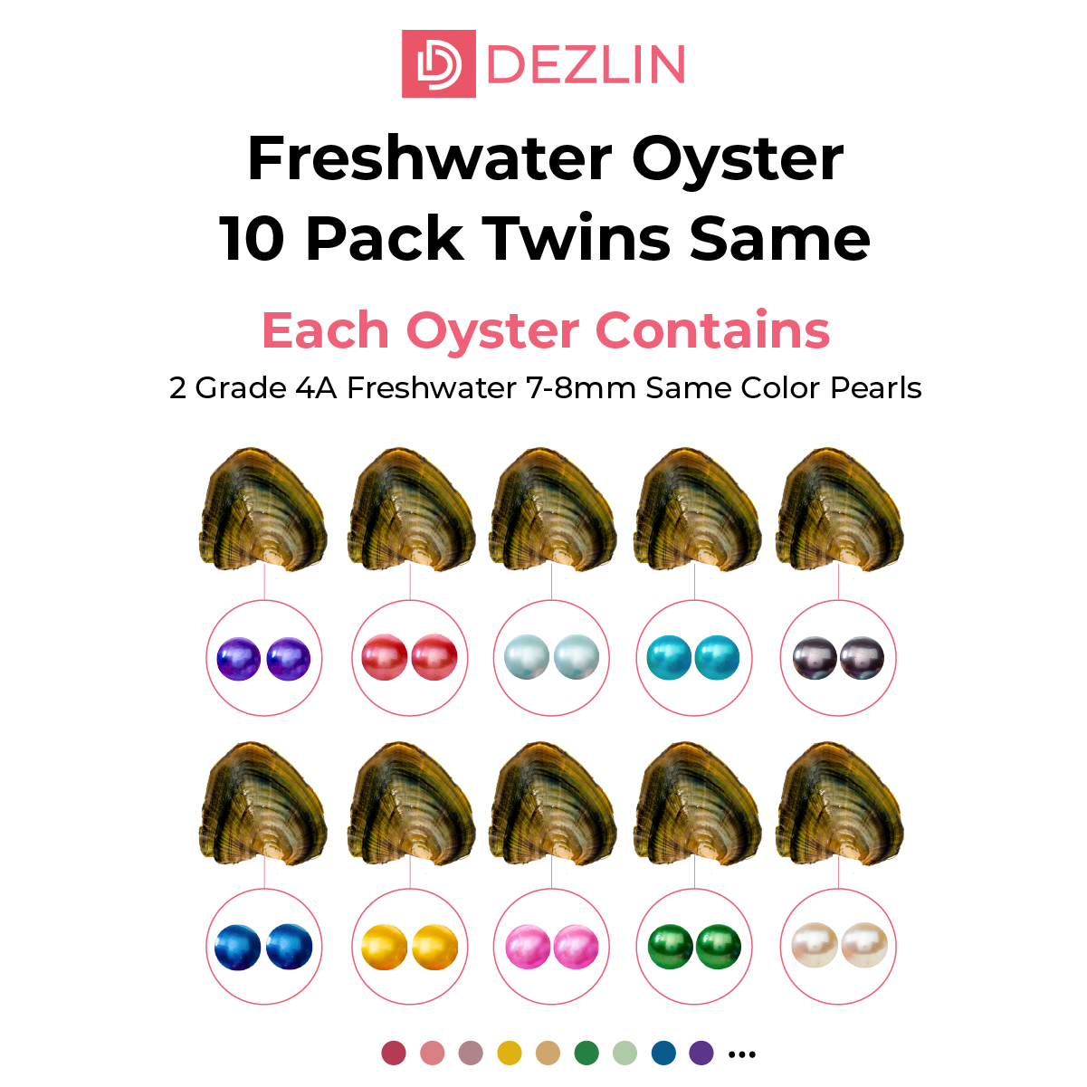 Freshwater Oyster - Round Pearls