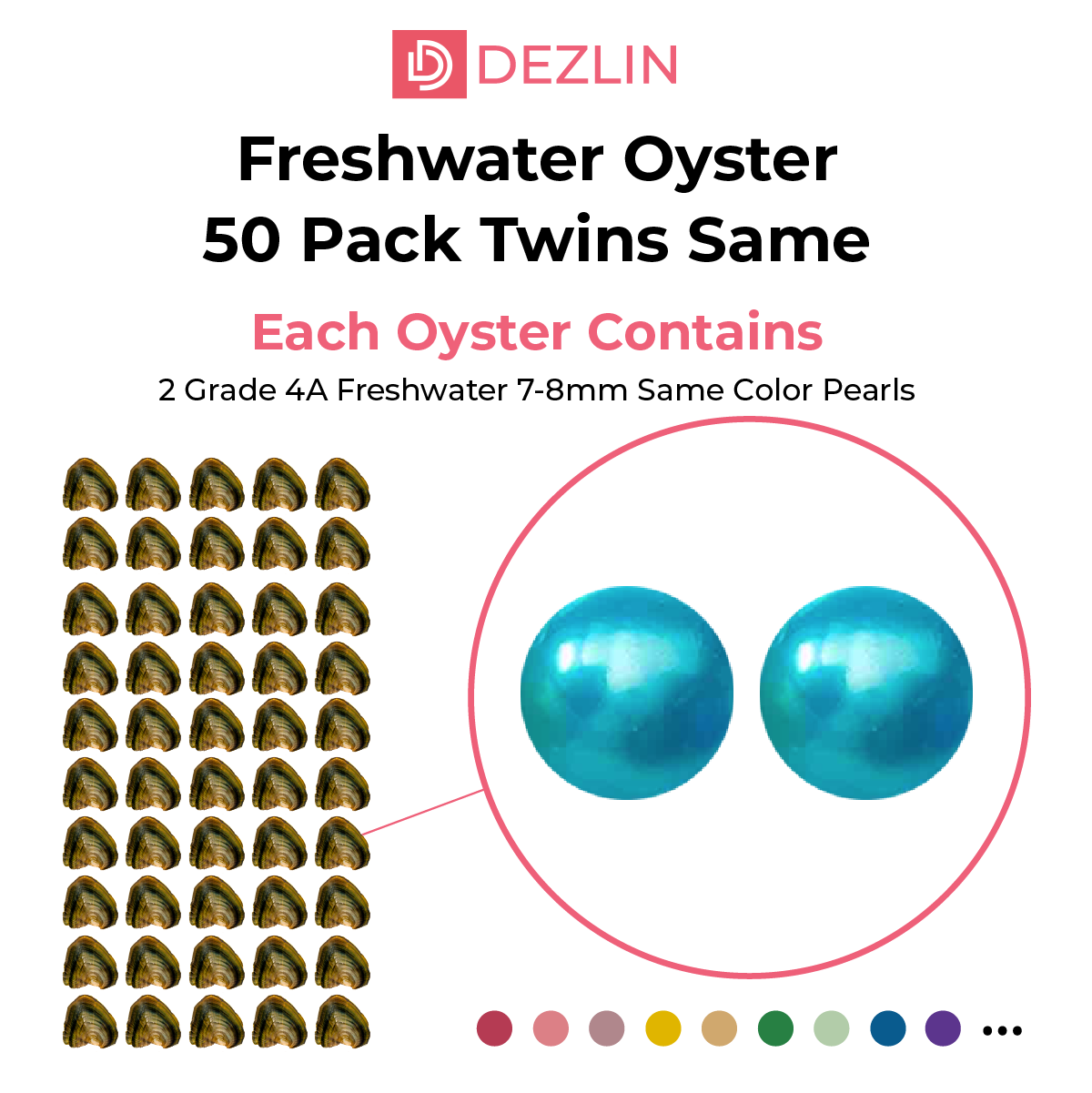 Freshwater Oyster - Round Pearls