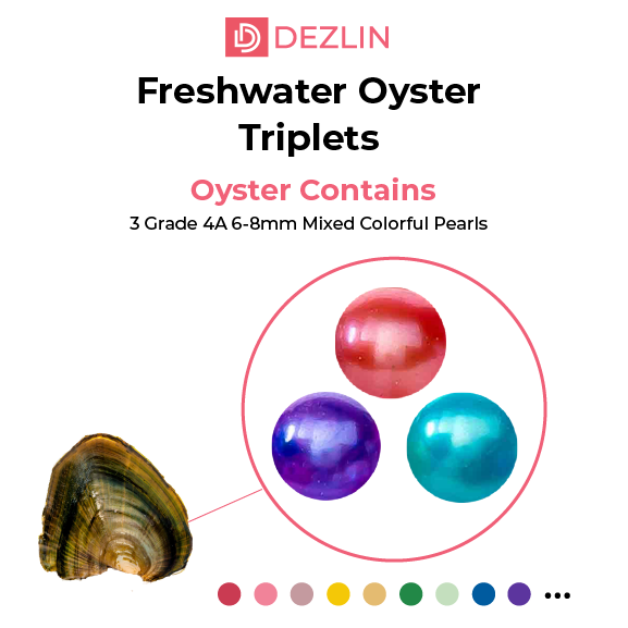 Freshwater Oyster - Round Pearls