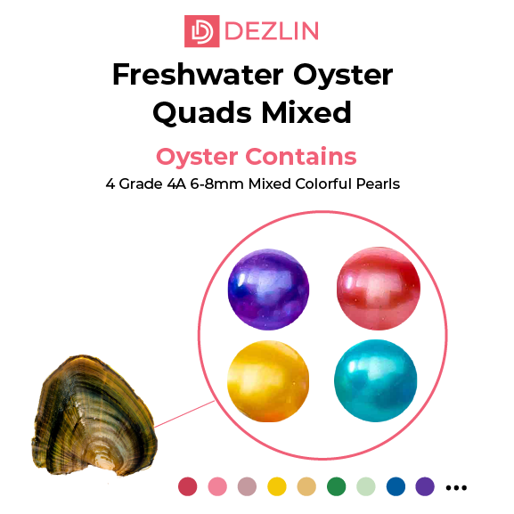 Freshwater Oyster - Round Pearls