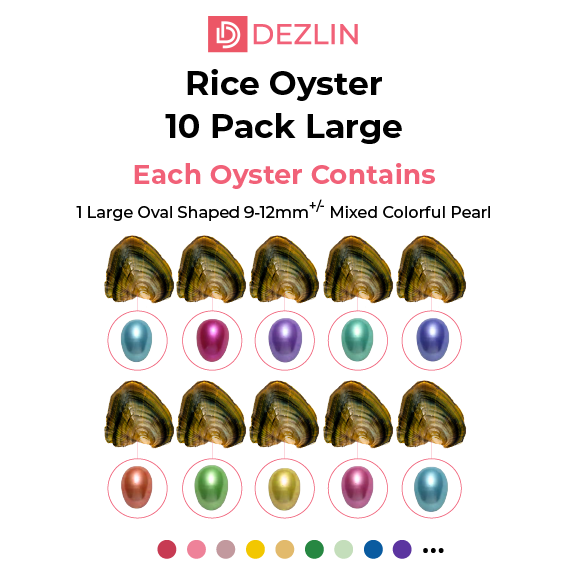 Freshwater Oyster - Rice Shaped Pearls
