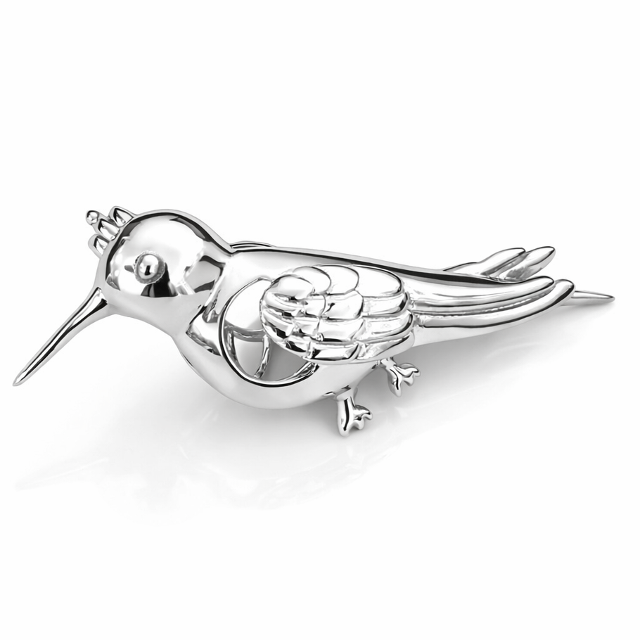 Cage Pendant 925 Sterling Silver - Hummingbird